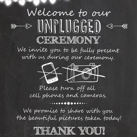 Unplugged Wedding
